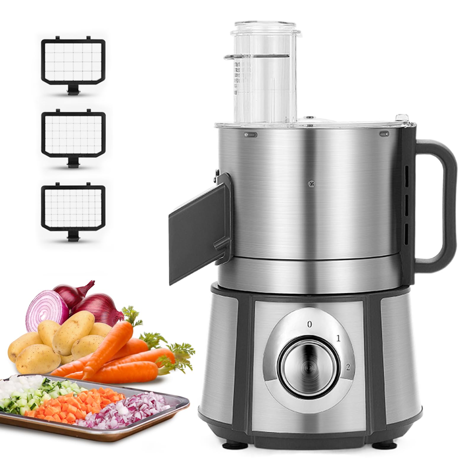 Amazon.com: Anatole Electric Vegetable Dicer Stainless Steel Food